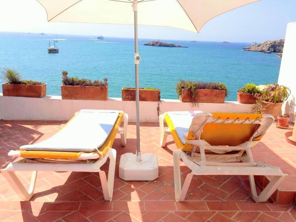Mirador de la Virgen Ático con terraza y estudio sin terraza Cidade de Ibiza Exterior foto